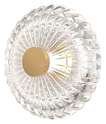 Накладной светильник Maytoni Amulet MOD555WL-L3G3K цвет плафона/подвески Белый, Прозрачный, цвет арматуры Золото