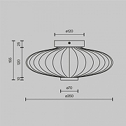 Накладной светильник Maytoni Amulet MOD555WL-L8CH4K цвет плафона/подвески Прозрачный, цвет арматуры Хром-4