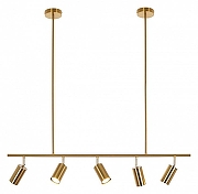 Светильник на штанге MyFar Dereck MR1021-5P цвет плафона/подвески Латунь, цвет арматуры Латунь-1