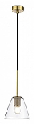 Подвесной светильник MyFar Stiven MR1031-1P цвет плафона/подвески Прозрачный, цвет арматуры Латунь-3