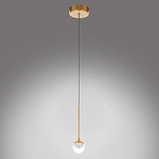Подвесной светильник MyFar Kollins MR1060-1PL цвет плафона/подвески Прозрачный, цвет арматуры Золото-3