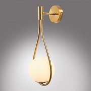 Бра MyFar Florenz MR1090-1W цвет плафона/подвески Белый, цвет арматуры Золото-4