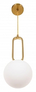 Подвесной светильник MyFar Pierre MR1160-1P цвет плафона/подвески Белый, цвет арматуры Золото-4