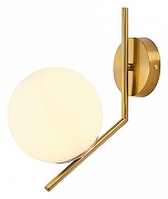 Бра MyFar Pierre MR1162-1W цвет плафона/подвески Белый, цвет арматуры Золото-1