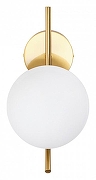 Бра MyFar Pierre MR1162-1W цвет плафона/подвески Белый, цвет арматуры Золото-2