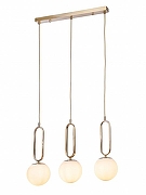 Подвесной светильник MyFar Pierre MR1167-1P цвет плафона/подвески Белый, цвет арматуры Латунь-1