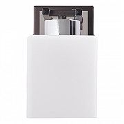 Бра MyFar Eileen MR1500-1W цвет плафона/подвески Белый, цвет арматуры Коричневый, Хром-2