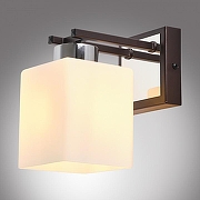 Бра MyFar Eileen MR1500-1W цвет плафона/подвески Белый, цвет арматуры Коричневый, Хром-3