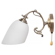 Бра MyFar Biene MR1520-1W цвет плафона/подвески Белый, цвет арматуры Бронза-1