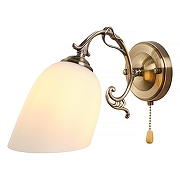 Бра MyFar Biene MR1520-1W цвет плафона/подвески Белый, цвет арматуры Бронза-3