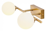 Бра MyFar Valency MR2032-2W цвет плафона/подвески Белый, цвет арматуры Золото