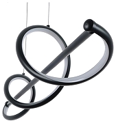 Подвесной светильник MyFar Marry MR2051-PL цвет плафона/подвески Белый, Черный, цвет арматуры Черный