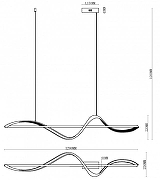 Подвесной светильник MyFar Marry MR2051-PL цвет плафона/подвески Белый, Черный, цвет арматуры Черный-5