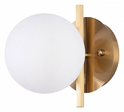 Бра MyFar Francis MR2070-1W цвет плафона/подвески Белый, цвет арматуры Латунь