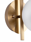 Бра MyFar Francis MR2070-1W цвет плафона/подвески Белый, цвет арматуры Латунь-4