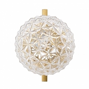 Бра MyFar Francis MR2072-1W цвет плафона/подвески Прозрачный, цвет арматуры Латунь-3