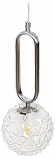 Подвесной светильник MyFar Pierre MR2233-1P цвет плафона/подвески Прозрачный, цвет арматуры Никель