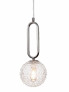 Подвесной светильник MyFar Pierre MR2233-1P цвет плафона/подвески Прозрачный, цвет арматуры Никель-2