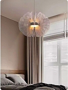 Подвесной светильник Mizi`en Flair MZ123034-1-550 цвет плафона/подвески Прозрачный, цвет арматуры Хром-3