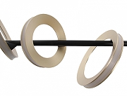 Подвесной светильник Mizi`en Craving MZ46379S-L7 цвет плафона/подвески Золото, цвет арматуры Черный-2