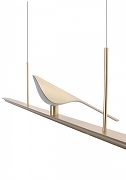 Подвесной светильник Mizi`en View MZ46505-L1200 цвет плафона/подвески Золото, цвет арматуры Золото-4