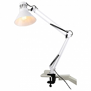 Настольная лампа офисная Эра N-121 N-121-E27-40W-W цвет плафона/подвески Белый, цвет арматуры Белый