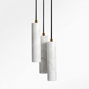 Подвесной светильник Imperiumloft NEFAS NEFAS01 цвет плафона/подвески Белый, цвет арматуры Черный-1