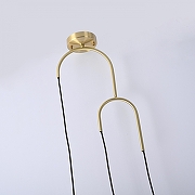 Подвесной светильник Imperiumloft NEWTON NEWTON01 цвет плафона/подвески Белый, цвет арматуры Латунь-4