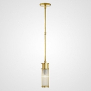 Светильник на штанге Imperiumloft Nice NICE01 цвет плафона/подвески Прозрачный, цвет арматуры Латунь