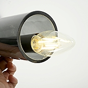 Бра Imperiumloft NIGHT WALL NIGHT-WALL01 цвет плафона/подвески Серый, цвет арматуры Коричневый, Черный-11