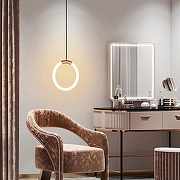 Подвесной светильник Imperiumloft NILS nils01 цвет плафона/подвески Белый, цвет арматуры Латунь-1