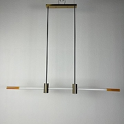 Подвесной светильник Imperiumloft NISGA NISGA01 цвет плафона/подвески Прозрачный, цвет арматуры Латунь-5