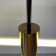 Подвесной светильник Imperiumloft NISGA NISGA01 цвет плафона/подвески Прозрачный, цвет арматуры Латунь-12