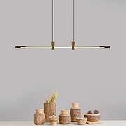 Подвесной светильник Imperiumloft NISGA NISGA01 цвет плафона/подвески Прозрачный, цвет арматуры Латунь-14