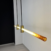 Подвесной светильник Imperiumloft NISGA NISGA01 цвет плафона/подвески Прозрачный, цвет арматуры Латунь-15