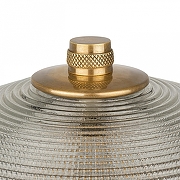 Настольная лампа Covali NL-31744 цвет плафона/подвески Латунь, цвет арматуры Латунь-3