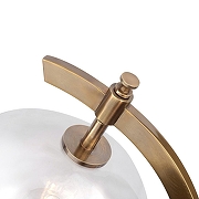 Настольная лампа Covali NL-34002 цвет плафона/подвески Прозрачный, цвет арматуры Латунь-2