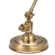 Настольная лампа офисная Covali NL-34008 цвет плафона/подвески Латунь, цвет арматуры Латунь-2