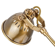 Настольная лампа офисная Covali NL-34008 цвет плафона/подвески Латунь, цвет арматуры Латунь-3