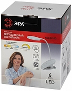 Настольная лампа офисная Эра NLED-513-6W-W цвет плафона/подвески Белый, цвет арматуры Белый-6