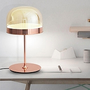 Настольная лампа Imperiumloft Noten Tab H415 Rose Gold NOTEN-TAB01 цвет плафона/подвески Прозрачный, цвет арматуры Золото-2