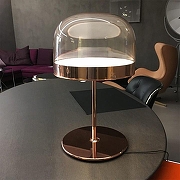 Настольная лампа Imperiumloft Noten Tab H415 Rose Gold NOTEN-TAB01 цвет плафона/подвески Прозрачный, цвет арматуры Золото-3