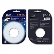 Ночник Gauss NS001 цвет Белый-1