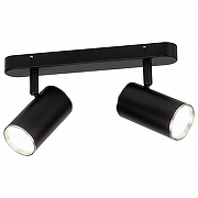 Спот Эра OL35-2 BK цвет плафона/подвески Черный, цвет арматуры Черный