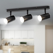 Спот Эра OL35-3 BK цвет плафона/подвески Черный, цвет арматуры Черный-8