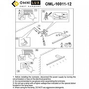 Бра Omnilux Giobbole OML-10011-12 цвет плафона/подвески Белый, цвет арматуры Белый-8