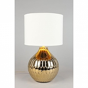 Настольная лампа Omnilux Abbadia OML-16204-01 цвет плафона/подвески Белый, цвет арматуры Золото-2