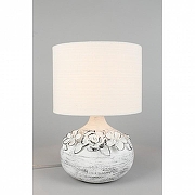 Настольная лампа Omnilux Valdieri OML-16504-01 цвет плафона/подвески Белый, цвет арматуры Серый-2