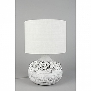 Настольная лампа Omnilux Valdieri OML-16504-01 цвет плафона/подвески Белый, цвет арматуры Серый-3