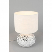 Настольная лампа Omnilux Valdieri OML-16504-01 цвет плафона/подвески Белый, цвет арматуры Серый-5